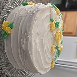 bucket of buttercream frosting