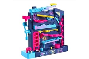 TOMY Screwball Scramble Level Up Kids Board Game- Timed Marble Run Obstacle Course Kids Games - Holiday Toys and Christmas Games - Toddler Ages 5 Years and Up