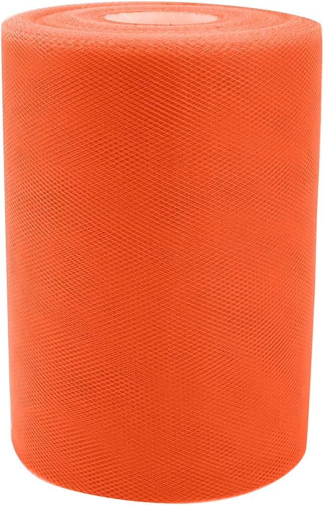 Bows & Ribbons - Orange Tulle Ribbon Fall Decor - 6