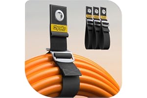 CHFEILA Stocking Stuffers for Men 2025, One Hand Operate [1s Gravity-Tighten] Extension Cord Holder Organizer, Hose Rope Storage Strap for RV Shed Garage Organization, Tools Gadgets Christmas Gifts for Adults