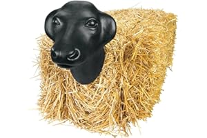 WEAVER LEATHER Weaver Equine Plastic Calf Head Roping Dummy Head - Team Practice Cattle Head Roping Target - 11" Wide Head - Black