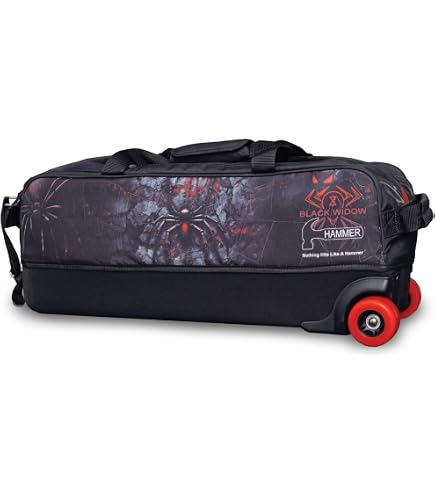 ジョージ　HAMMER ハンマー トリプルベーストウト　ボウリングバッグ Amazon.com : Hammer Dye Sub Triple Tote Bowling Bag - Black Widow