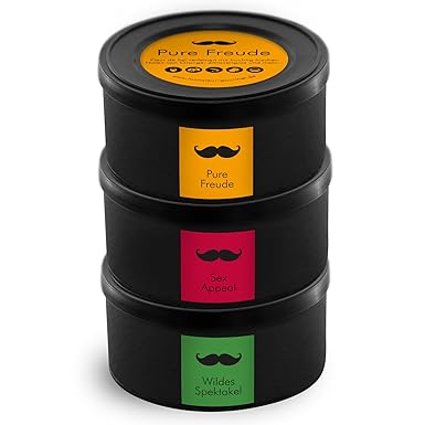 Monsieur Gourmet Geschenkset 'Ei, Ei, Ei...' (Bestehend aus den Gewürzmischungen: Wildes Spektakel, Sex Appeal und Pure Freud