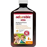 Wampole Adorable Kids Multivitamins Liquid – Fast Liquid Absorption – 350 ml (Pack of 1)