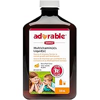 Wampole Adorable Kids Multivitamins Liquid – Fast Liquid Absorption – 350 ml (Pack of 1)