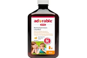 Wampole Adorable Kids Multivitamins Liquid – Fast Liquid Absorption – 350 ml (Pack of 1)