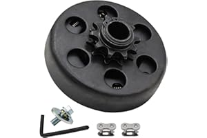 WNOOENG Mini Bike Go Kart Clutch 3/4" Bore 10 Tooth Clutch for #40/41/420 Chain Predator 212 Centrifugal Clutch Works with 2-6.5hp GX160, GX140, GC160, GC190 Mini Bike & Go Kart Engine