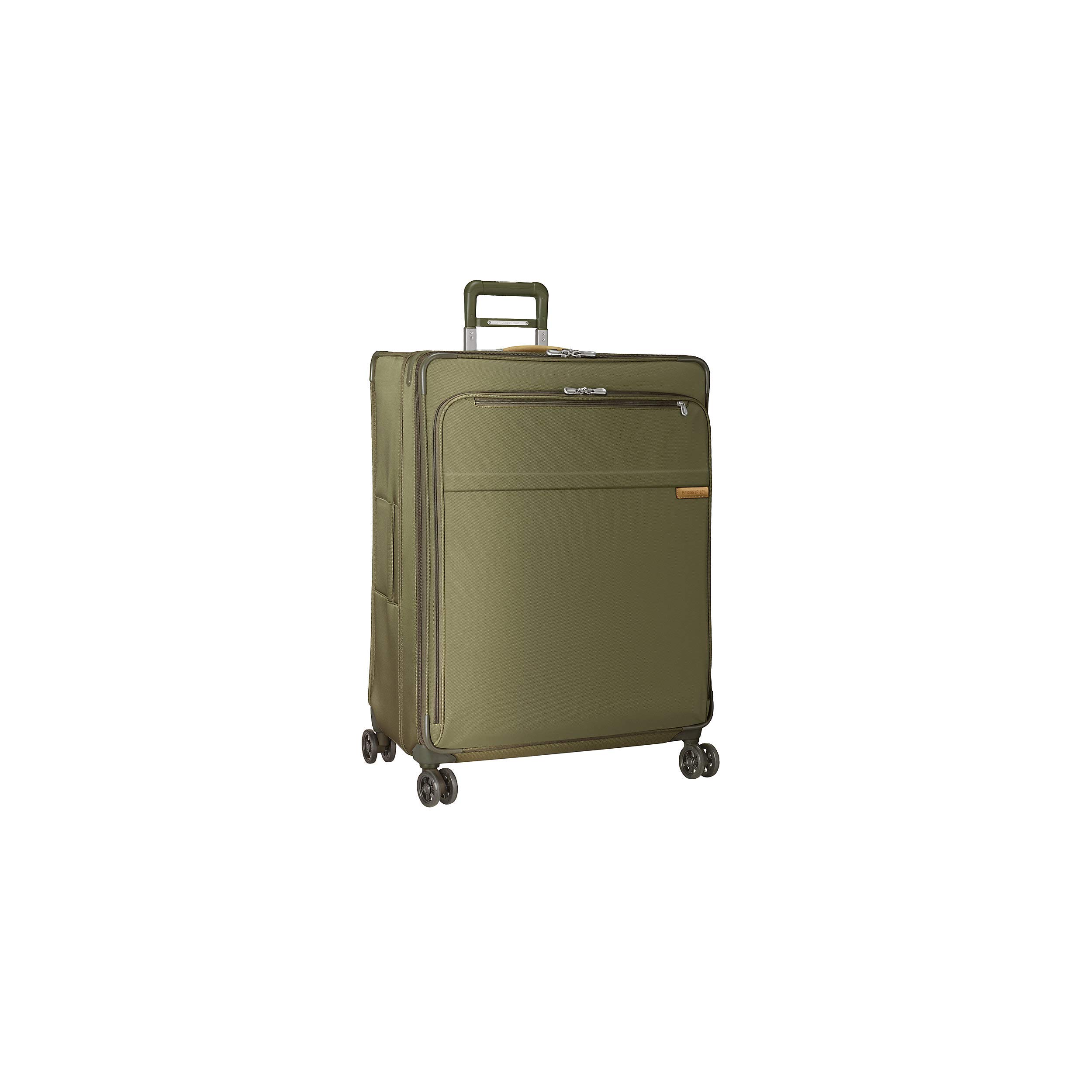 Briggs & Riley Baseline Extra Large Expandable 4 Wheel Suitcase Spinner, 79cm, 160.6 Litres, Olive