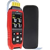 Thermocouple Thermometer Digital Data Logger Thermometer 4 Channel K/J/T Type Thermocouple Meter Temperature Meter, Temperatu