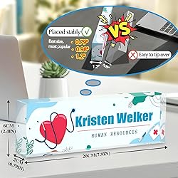 Office Desk Name Plate Personalized - Custom Nurses