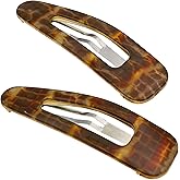 Camila Paris CP3093 French Hair Barrettes Clips, Snap Hair Slides Clic Clac for Women, Styling Girls Side Slide-in Metal Snap Pin Hair Accessories for Women. Strong Hold, No Slip Grip, Made in France