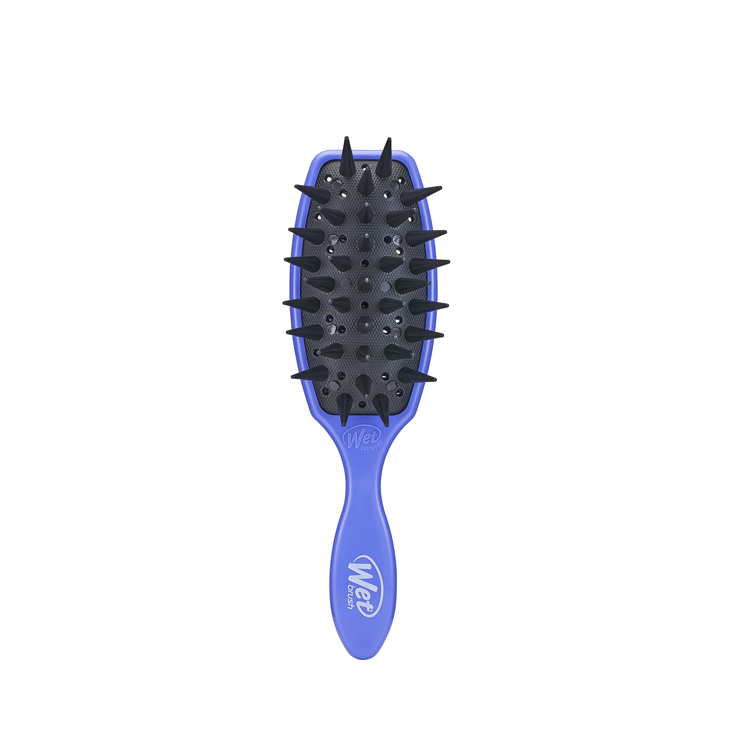 WetBrush Custom Care Treatment Brush to Evenly Distribute Product, Helps Reduce Shedding and Breakage, with Added Drainage Holes, For All Hair Types, Purple