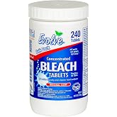 Evolve Concentrated Bleach Tablet Bulk Size 240 Tablets 1 Pack Original Scent