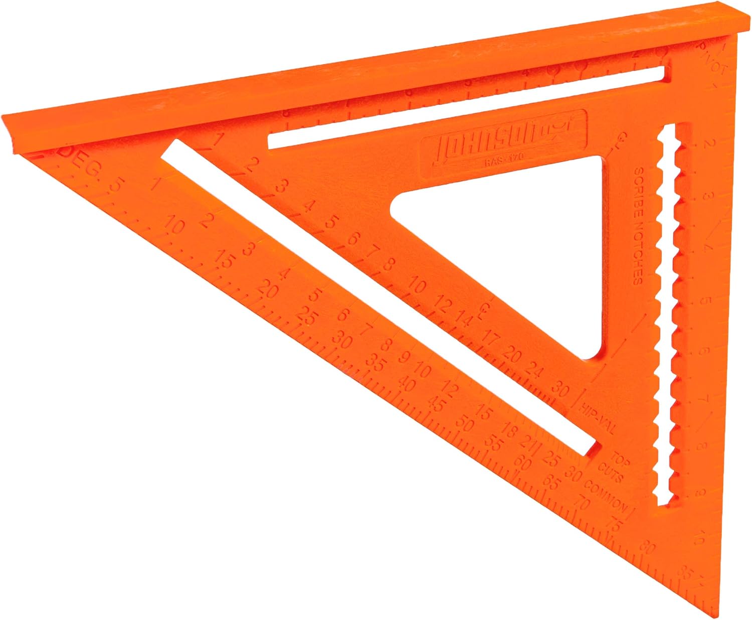 Johnson Level Tool Ras 170b Ora 12 Inch Gloorange Structo Cast Rafter Angle Square With Out Manual Carpentry Squares Amazon Com