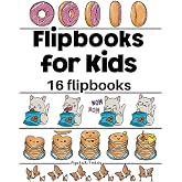 Flipbooks for Kids: Make your Own Cute Unicorn Flip Book | Sweet Kawaii Cat and Food Coloring Pages | Cartoon Comic and Blank Cel Animation Sheets | Paper Craft Activity Book