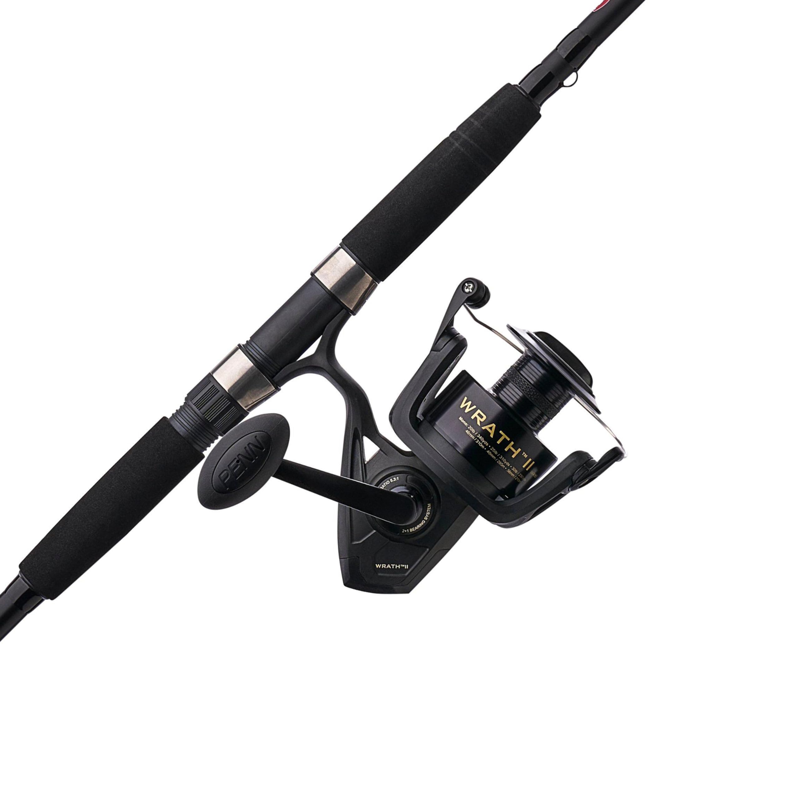 Photo 1 of PENN 10' Wrath II Fishing Rod and Spinning Reel Combo, Size 8000, Heavy Power, Moderate Fast Action, Corrosion-Resistant Graphite Construction, Lightweight and Durable