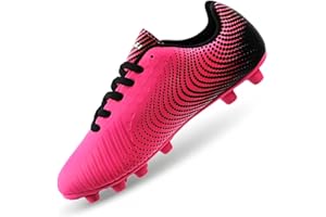 Vizari Stealth Firm Ground Soccer Cleats - Lightweight, Durable & Comfortable Youth Soccer Cleats with Excellent Traction - Boys Soccer Shoes with Padded Heel & Anti-Stretch Lining