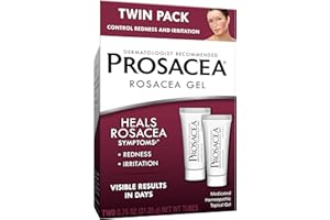 Prosacea - Medicated Rosacea Treatment for Face - Heals Rosacea Symptoms of Redness, Pimples and Irritation - Fragrance Free - Twin Pack - Two 0.75oz Tubes (1.5oz Total)