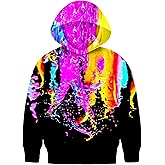 Neemanndy Kids Hoodie 3D Graphic Sweater with Pocket for Boys Girls 6-15 Years