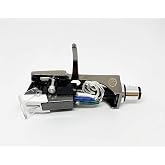 Cartridge and Stylus, Needle and Titanium Headshell with Mounting Bolts for Technics SL-D1, SL-D1K, SL-D2, SL-D202, SL-D205, SL-D2K, SL-1400, SL-1401, SL-1410, SL-1500, SL-1510, SL-Q202, SL-Q202