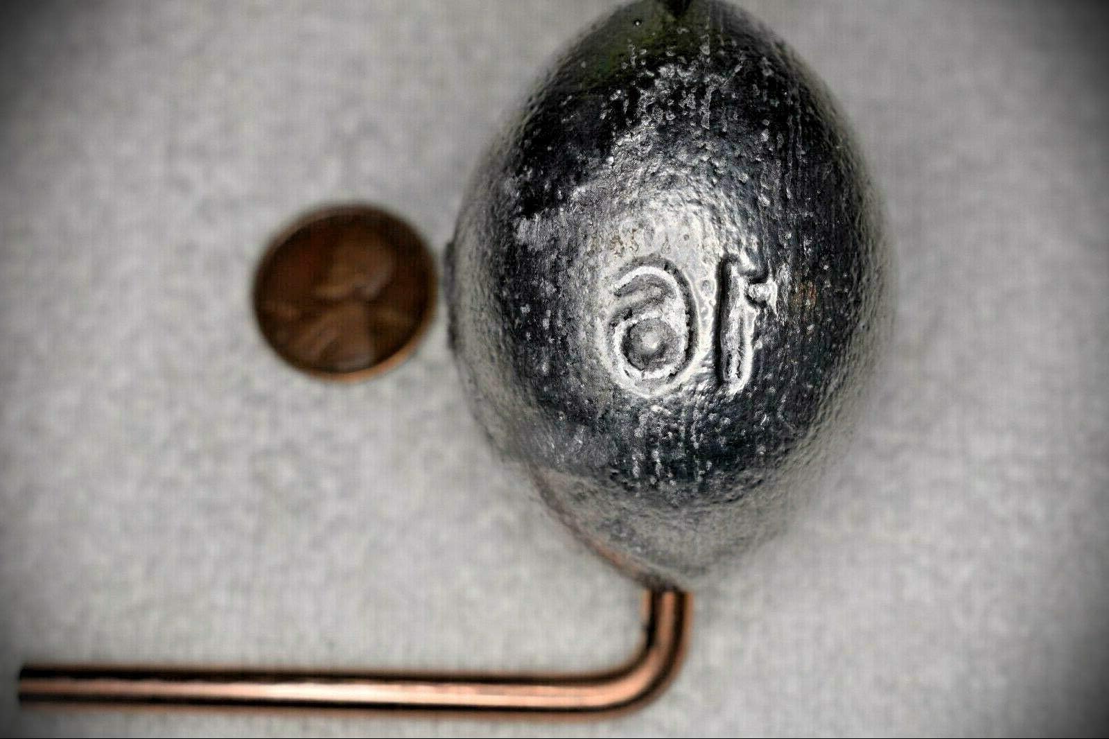 16 Oz Egg/Slip Fishing Lead Weights - 10 Sinker Weights Fishing Sinkers Molds for Freshwater or Saltwater Fishing