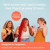 Pixie Menstrual Cup - 100% Medical-Grade Silicone - Reusable & Soft view 4