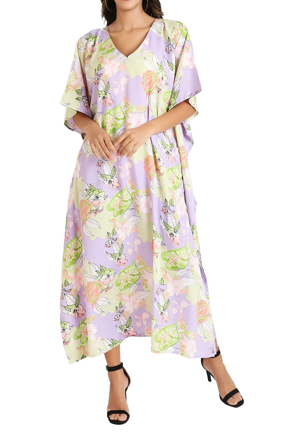 Aloha Purple Kaftan