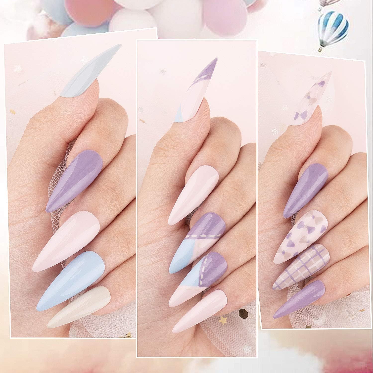 Macaron Gel Nail Polish Set - Gellen Vanilla Cocoa Color Nail Polish kit Soak Off UV LED Gel Varnish Long Lasting Gel Nail Polish kit Manicure kit - Image 3