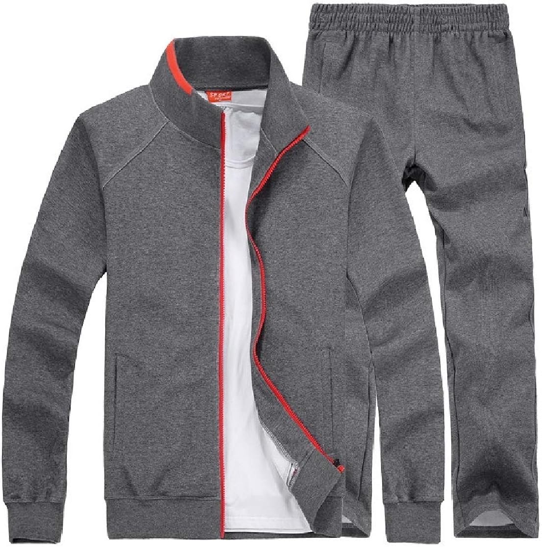 Up To 42 Off Comaba Men Stand Up Collar With Zip Oversize Casual 2 Piece Set Sweatsuits Tracksuits At Men S Clothing Store First Time Reply Maaun Net