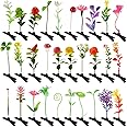 Luinabio 30 Pcs Bean Sprout Hair Clips Rave Mixed Style Plant Hairpins Hair Accessories for Party Irish