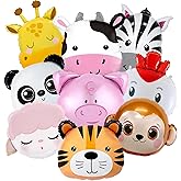 9pcs Farm Animal Foil Balloons, Cartoon Decoration Balloons, Animal Theme Party and Jungle Birthday Party Decoration, Giraffe, Tiger, Panda,Cows, zebras, chickens,pigs