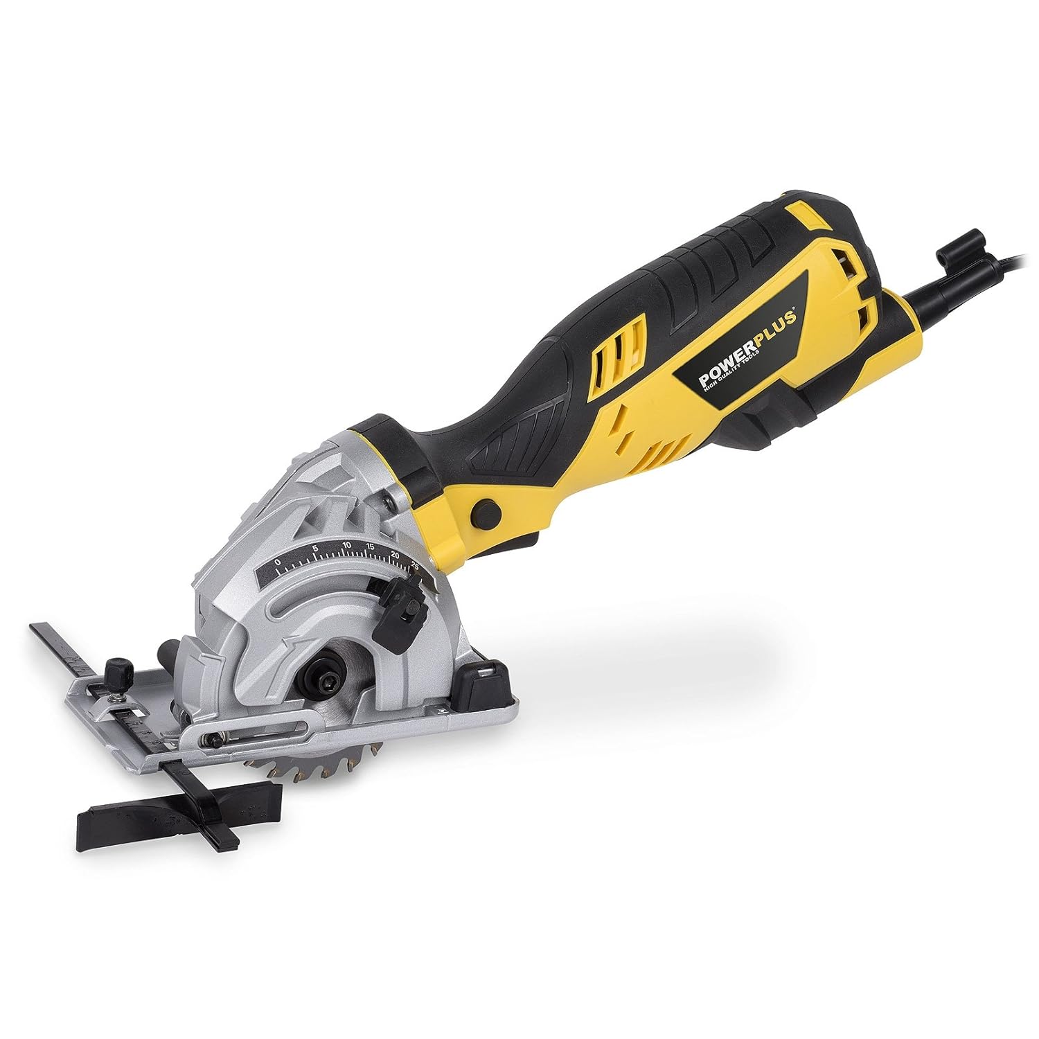 Powerplus 89mm 600w Mini Plunge Saw for Fast Plunge Cuts in Wood