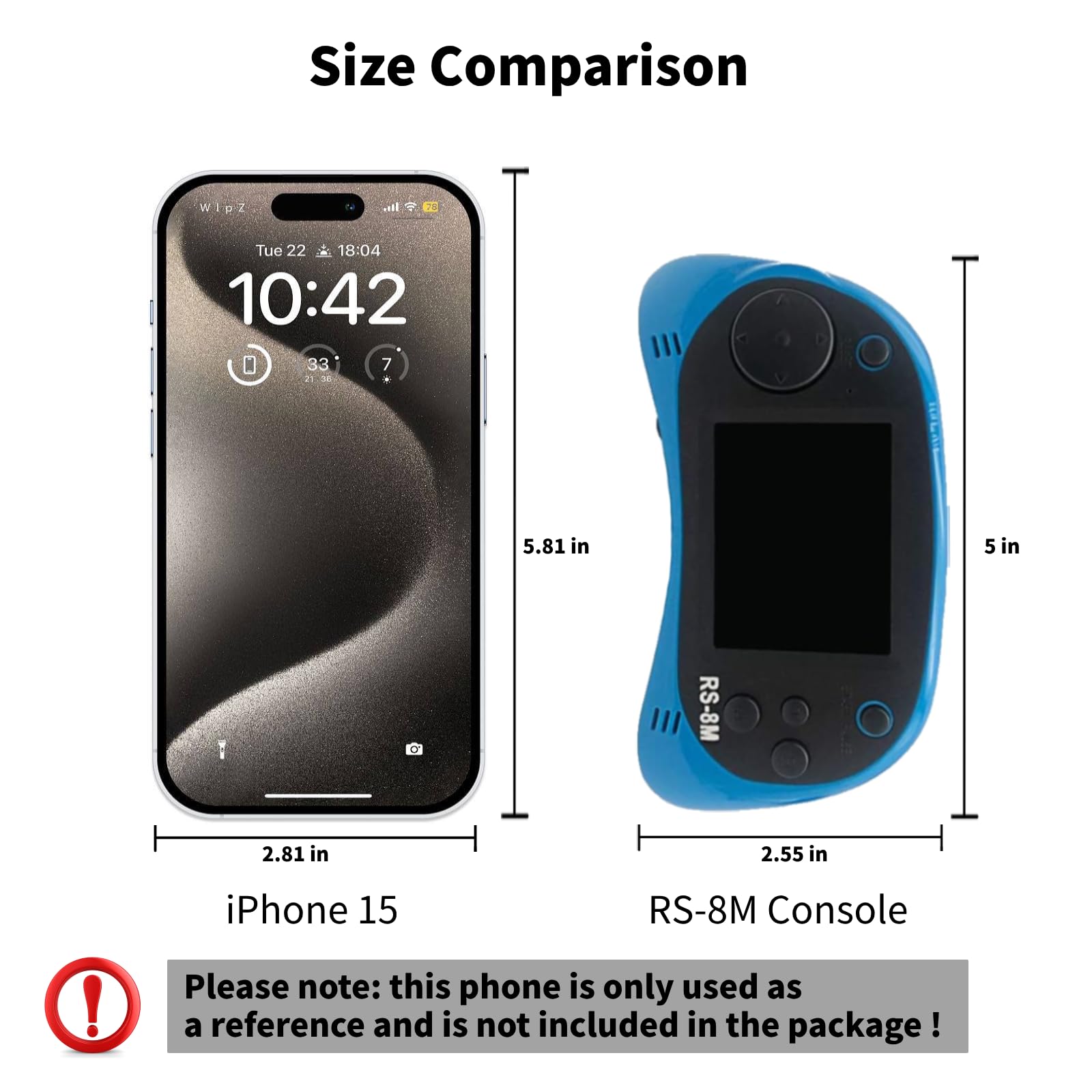 EASEGMER 16 Bit Kids Handheld Games Built-in 220 HD Video Games, 2.5 Inch Portable Game Player with Headphones - Best Travel Electronic Toys for Kids Age 3-10 Years Old Children (Blue)