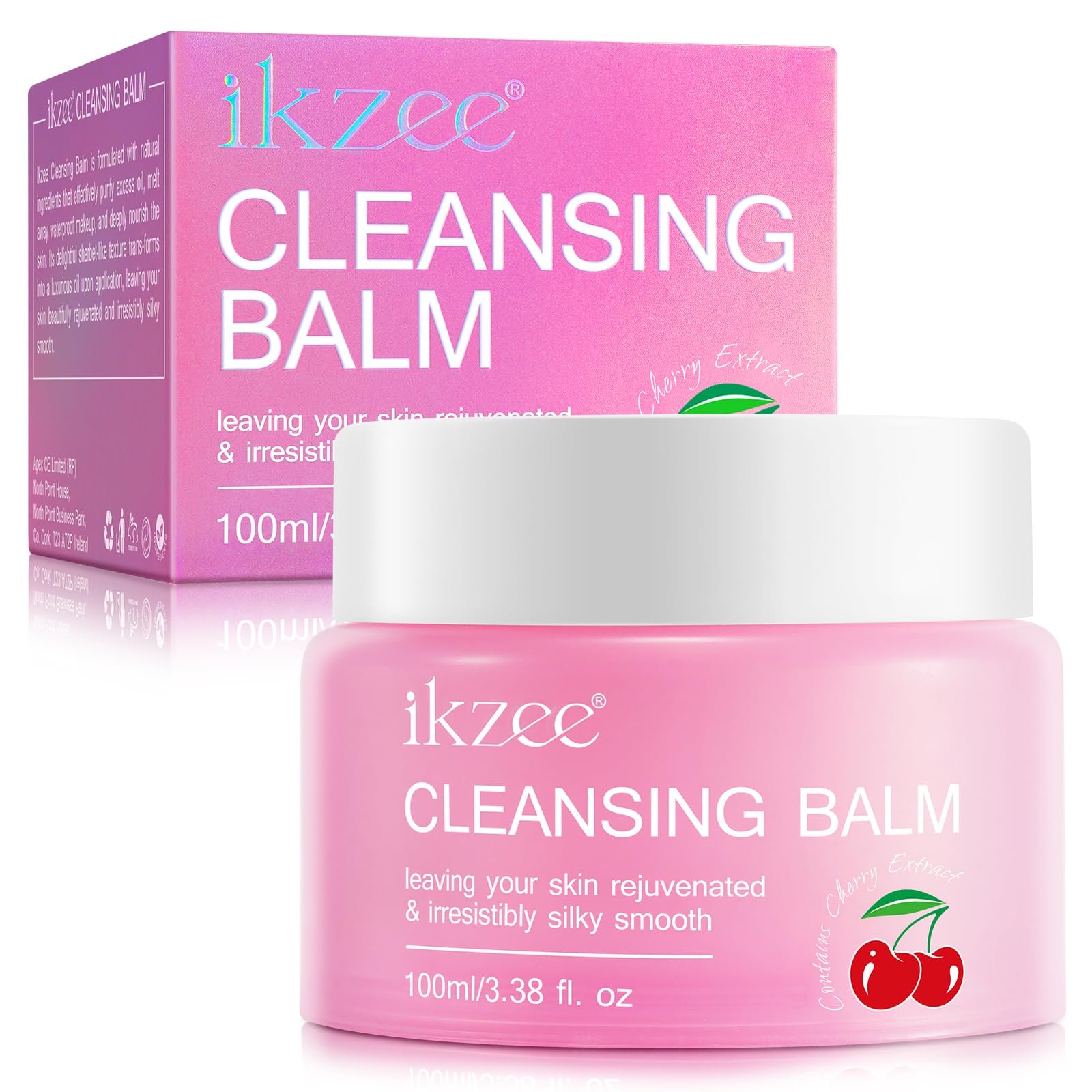 Cleaning Balm, Makeup Remover & Makeup Melt Face Cleanser, Hydrating & Moisturizing, Natural Deep Pore Cleanser with Vitamin C, E & Botanical Extracts, Suitable For All Skin Types, 100ml
