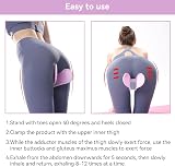 Agatige Pelvic Floor Exerciser - Portable Buttocks & Thigh Shaper (Light Purple) view 4