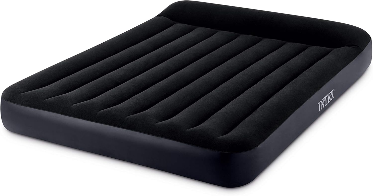 Intex Dura Beam Standard Pillow Rest Classic Airbed with Internal Pump, Twin: Sports & Outdoors