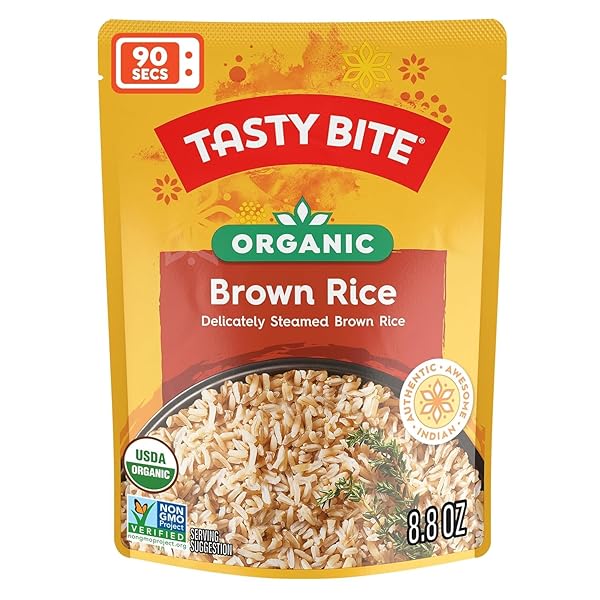 TASTY BITE ORGANIC BROWN RICE, 8.8 OUNCE, READY...