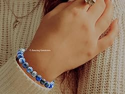 Lapis Lazuli Bracelet for Women Men's Gifts