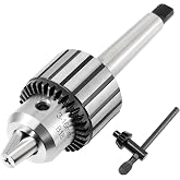 MACHALLY MT2 Drill Chuck 5/8" (3-16mm) with Tang Arbor, Heavy Duty Keyed Chuck with K32 Key, B18 Mount, MT2 Morse Taper Shank, Forged Steel, for Drill Press and Lathe Tailstock, Model B18-MTA2