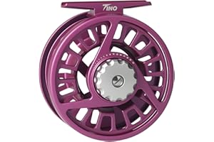 M MAXIMUMCATCH Maxcatch Tino Fly Fishing Reel, Large Arbor All Aluminum with CNC Cutting Trout Fly Reels, 3/4 5/6 7/8wt