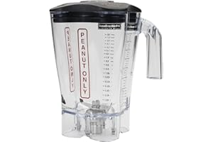 Hamilton Beach Commercial 6126-650-P Fury/Tempest/Summit/Revolution 64 oz./1.8 L Polycarbonate Container (Peanut Only), Transparent