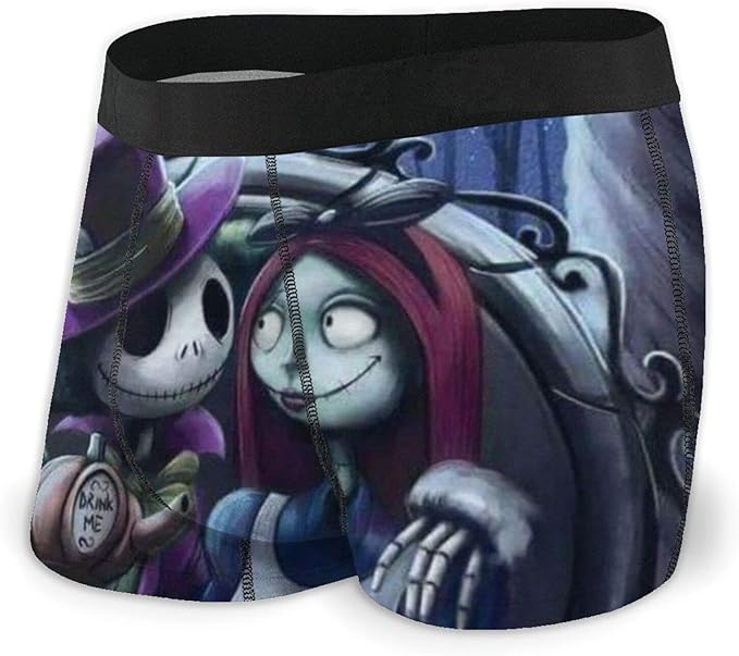 Yaxinduobao NightmareBeforeChristmas Mens Underwear Super Soft