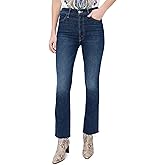 MOTHER Women's The Hustler Flood Fray Jeans