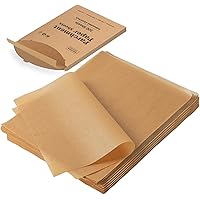 Katbite 300 Sheets 12x16 In Parchment Paper, Heavy Duty Baking Paper, Unbleached Non-stick Sheets for Air Fryer, Grilling, St