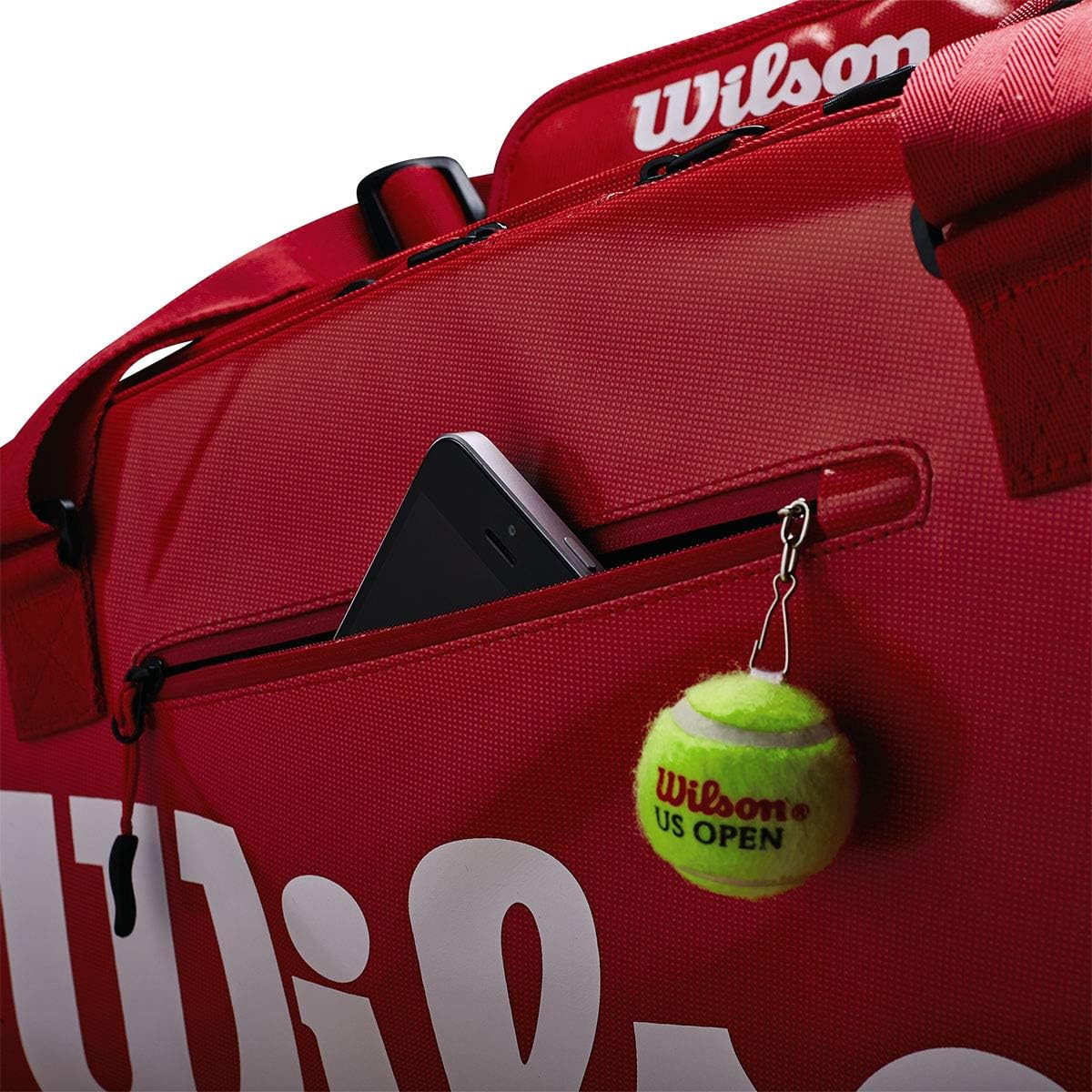 Wilson Super Tour 2 Compartment Large - Red/White : Sports & Outdoors
