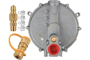 Carbhub 039-122 Regulator Generator with Clamps Fit for IMPCO Style Low Pressure Gas Regulator Converter Forklift LP