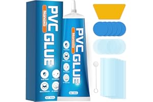 Nanoxa Kit de réparation de matelas pneumatique, kit de réparation de patch de piscine en vinyle imperméable et robuste pour 