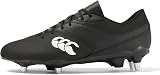 Canterbury Phoenix Raze Soft Ground Rugby Boots Unisex 9.5 Black White view 2