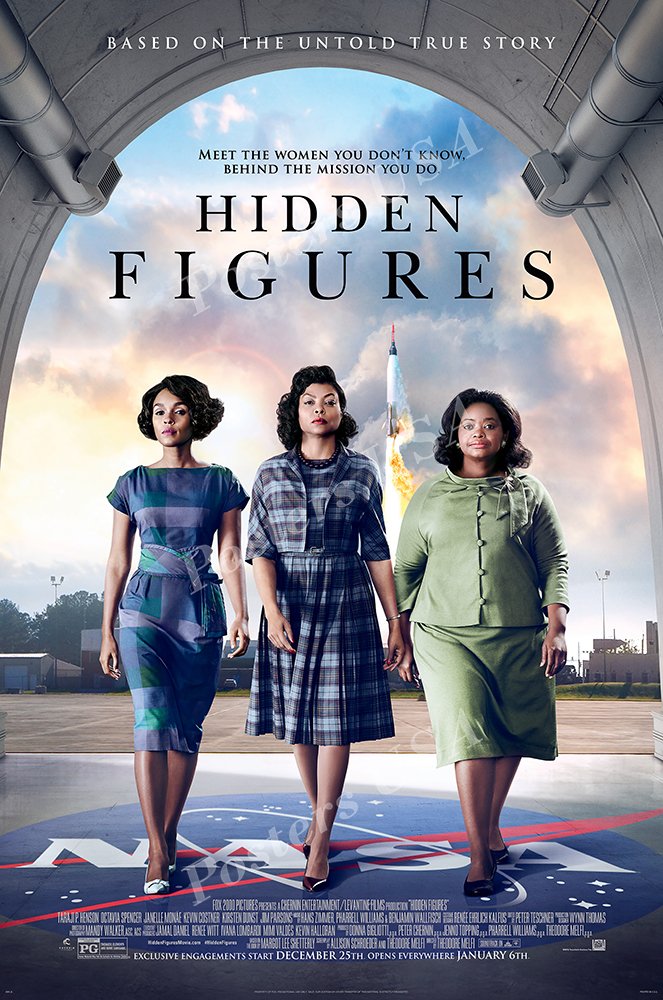PremiumPrints - Hidden Figures Movie Poster - XFIL117 (Premium Canvas 11" x 17" (28 cm x 43 cm))