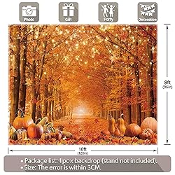 Swepuck 10x8ft Fall Photography Backdrop Autumn